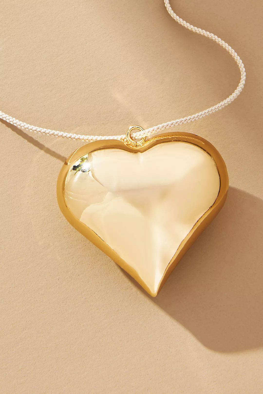 Heart Pendant Rope Necklace | Anthropologie (US)