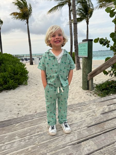 Toddler vacation outfit little boy summer outfit boys beach pants button shown shirt summer clothes for boys hanna andersson 

#LTKKids #LTKFamily #LTKBaby