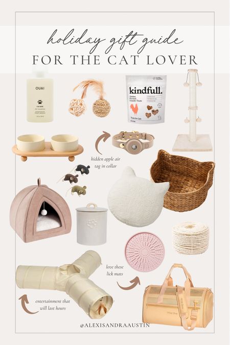 Holiday gift guide for the cat lover! The cutest neutral finds and toys for your pet

Holiday gift guide, cat lover, pet finds, neutral Christmas, neutral cat toy, food bowl, lick mat, pet carrier, treat canister, pet shampoo, Chewy, Wild One, Amazon, home finds, pet collar, neutral pet aesthetic, stocking stuffers, shop the look!

#LTKHoliday #LTKGiftGuide