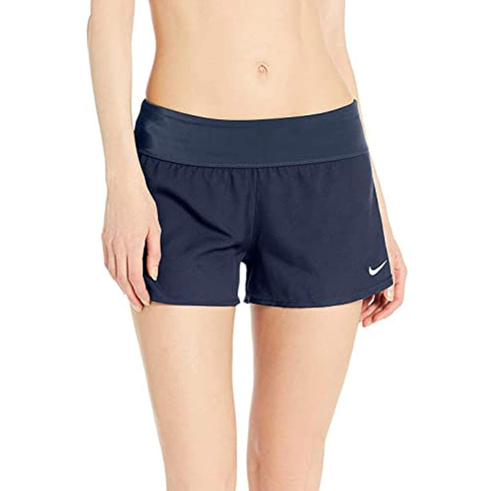 Nike Women's Standard Solid Element Swim Boardshort | Amazon (US)