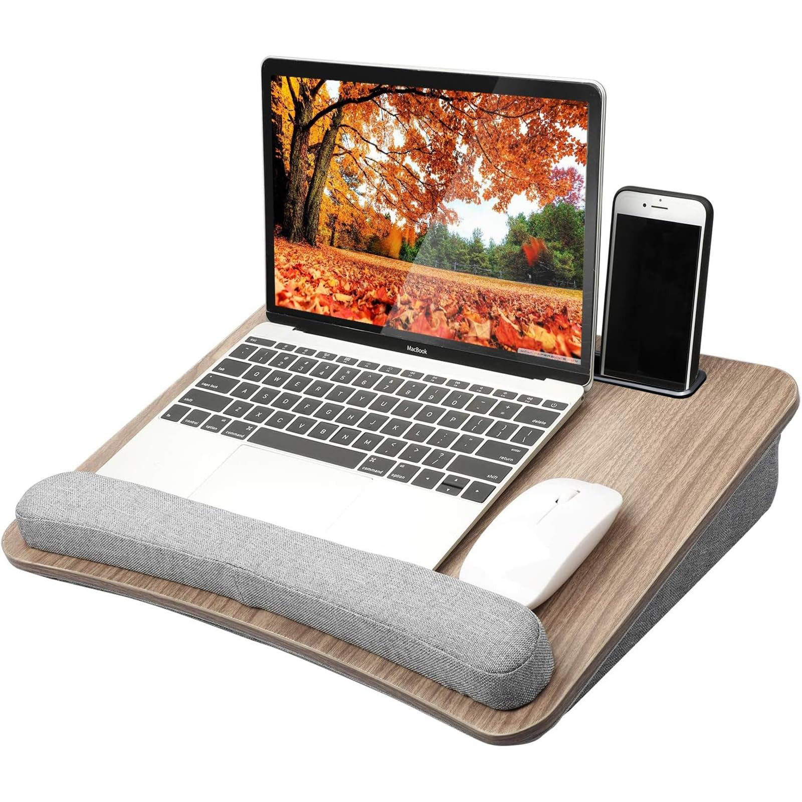 HUANUO Portable Lap Laptop Desk with Pillow Cushion, Fits up to 15.6 inch Laptop, with Anti-Slip ... | Amazon (US)