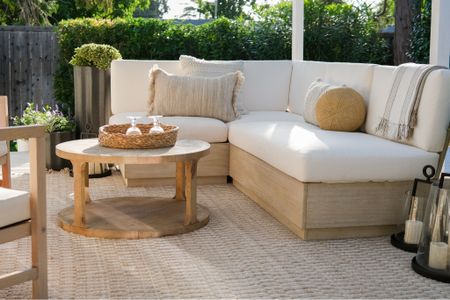 All the summertime feels on our outdoor patio ~ shop this look from pottery barn! 

Pottery barn outdoor, outdoor set up, outdoor inspiration, summer entertaining, outdoor sectional 

#LTKFind #LTKhome #LTKSeasonal