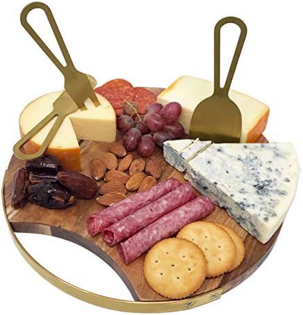 Choosy Chef - Cheeseboard - 10 Inch Brushed Gold | Amazon (US)