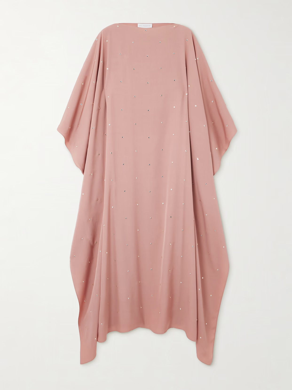 Stella McCartney - Crystal-embellished Crepe Kaftan - Pink | NET-A-PORTER (UK & EU)