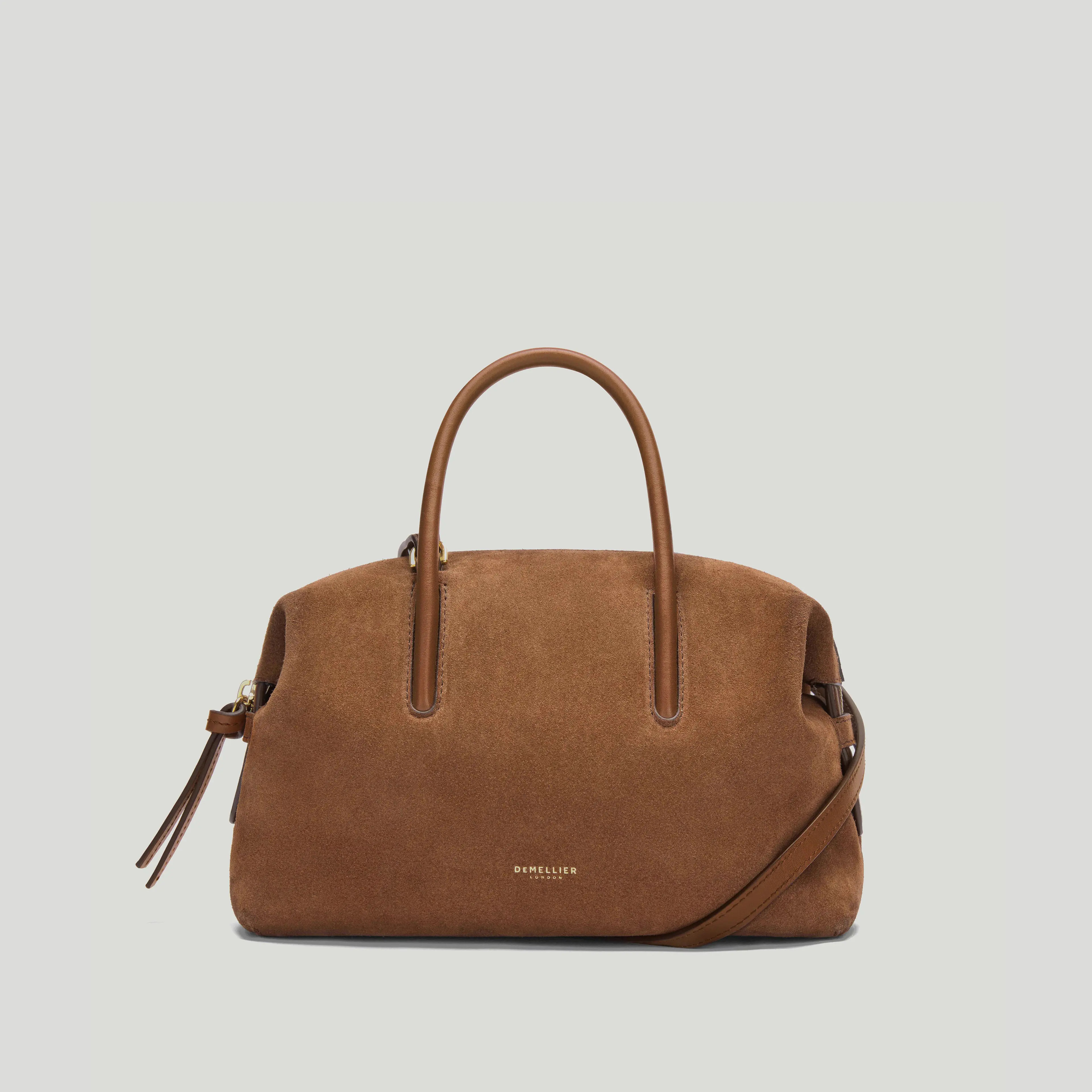 The Small Stockholm | Deep Tan Suede & Deep Tan Smooth | DeMellier | DeMellier