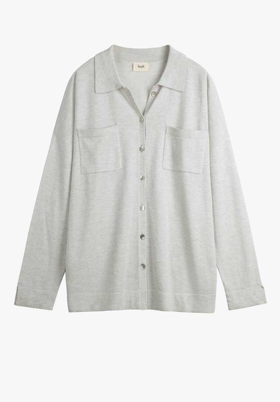Ada Relaxed Knitted Shirt | Hush Homewear (UK)