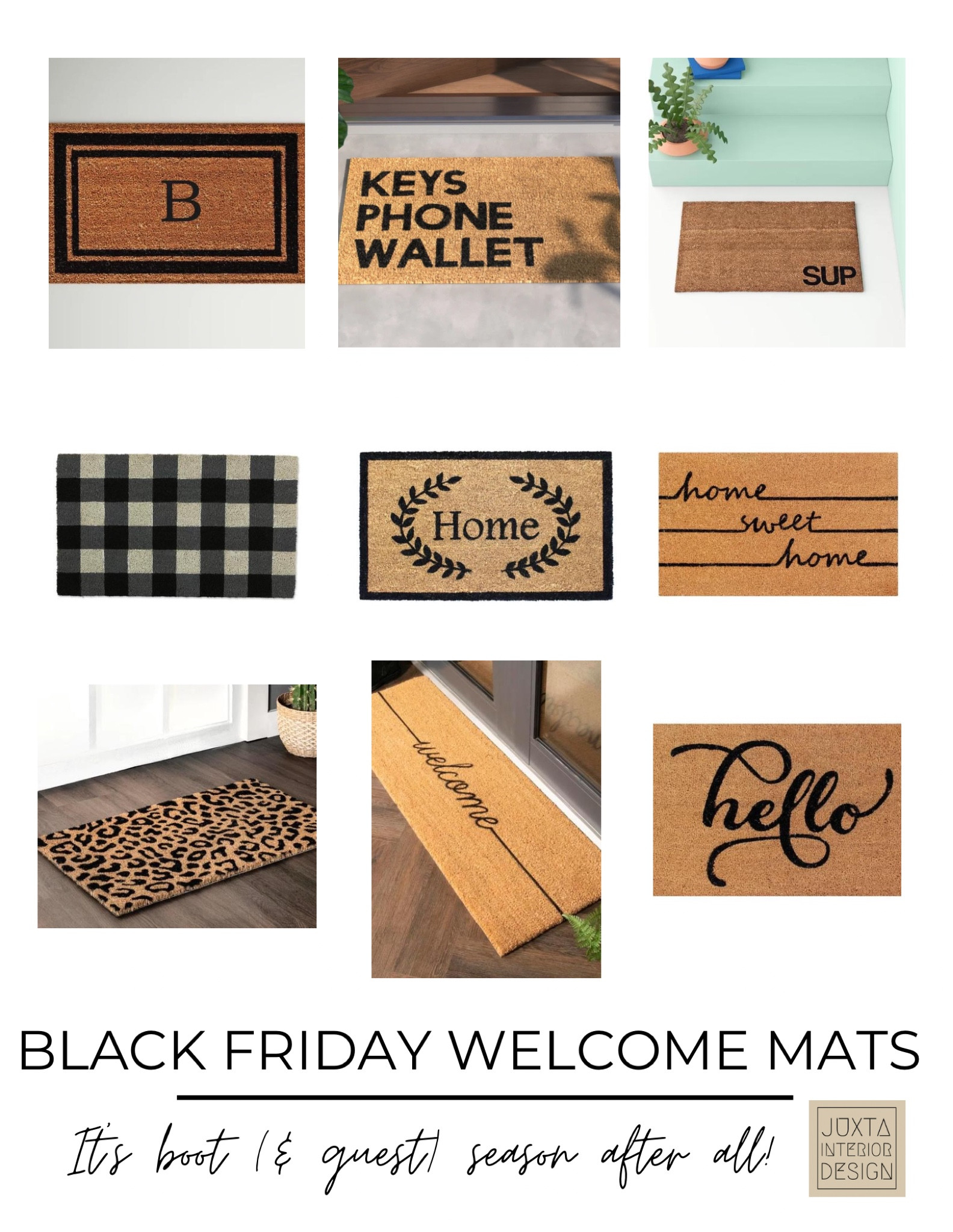 It’s boot 🥾 and guest 💃🏻 season!
Are you prepared?

Swap out your tired old welcome mat for one of these BLACK FRIDAY beauties from @wayfair!  

#LTKSeasonal #LTKhome #LTKunder50