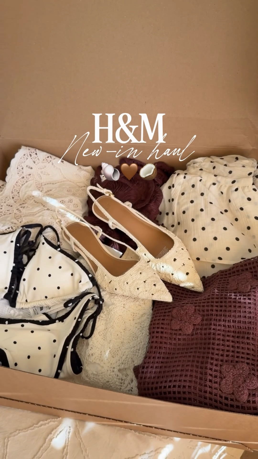 H&M new-in haul!!! 🐚🤎🥥 all of it is sooo nice 🤩 which is your fave?! 

#LTKsummer #LTKuk #LTKeurope