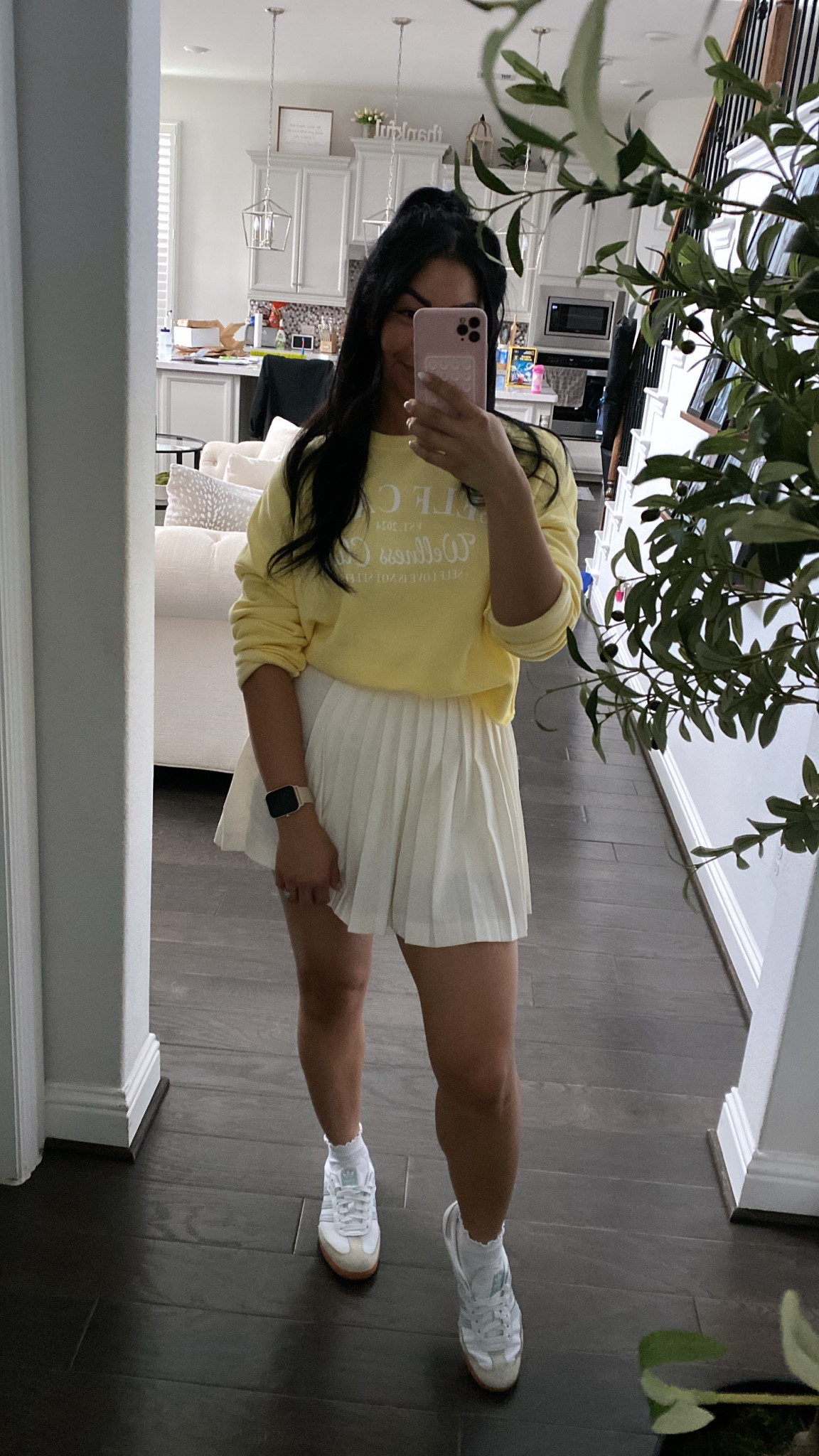 Pleated skirt and sweatshirt SZN 

#LTKActive #LTKStyleTip #LTKOver40