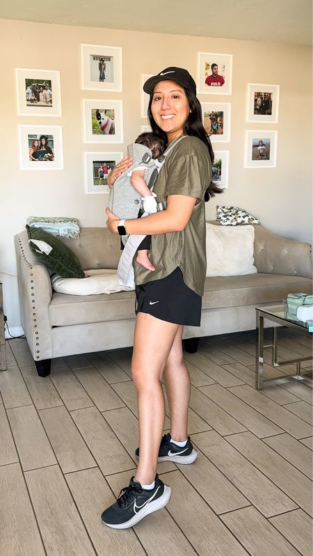 The awesome exercise shirt and baby carrier I shared on IG stories!
Postpartum exercise clothes, postpartum comfy shirt, bjorn mini baby carrier, bjorn baby carrier

#LTKfitness #LTKbaby #LTKActive