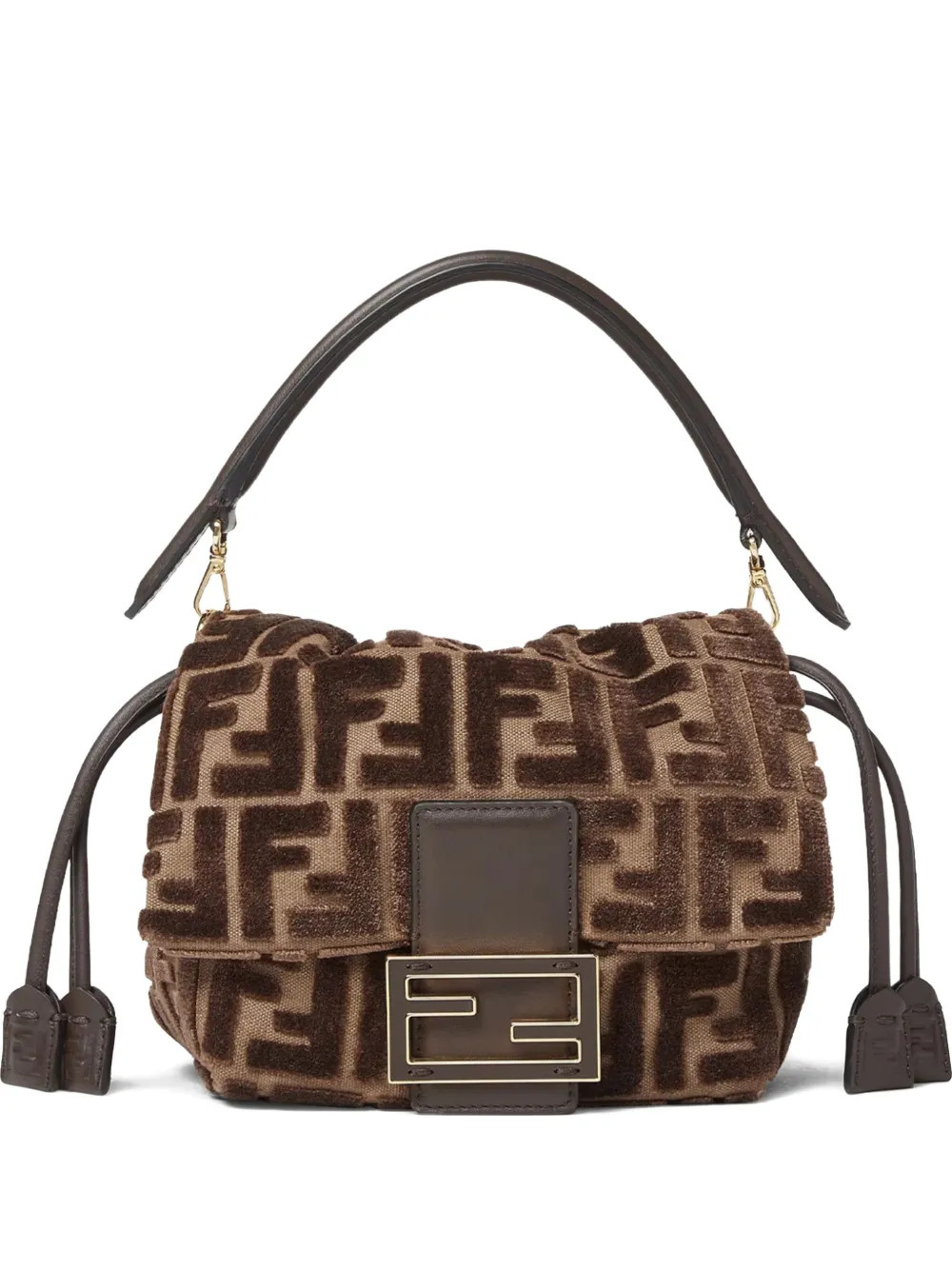 FENDI Small Mamma Baguette Tote Bag | Brown | FARFETCH | Farfetch Global