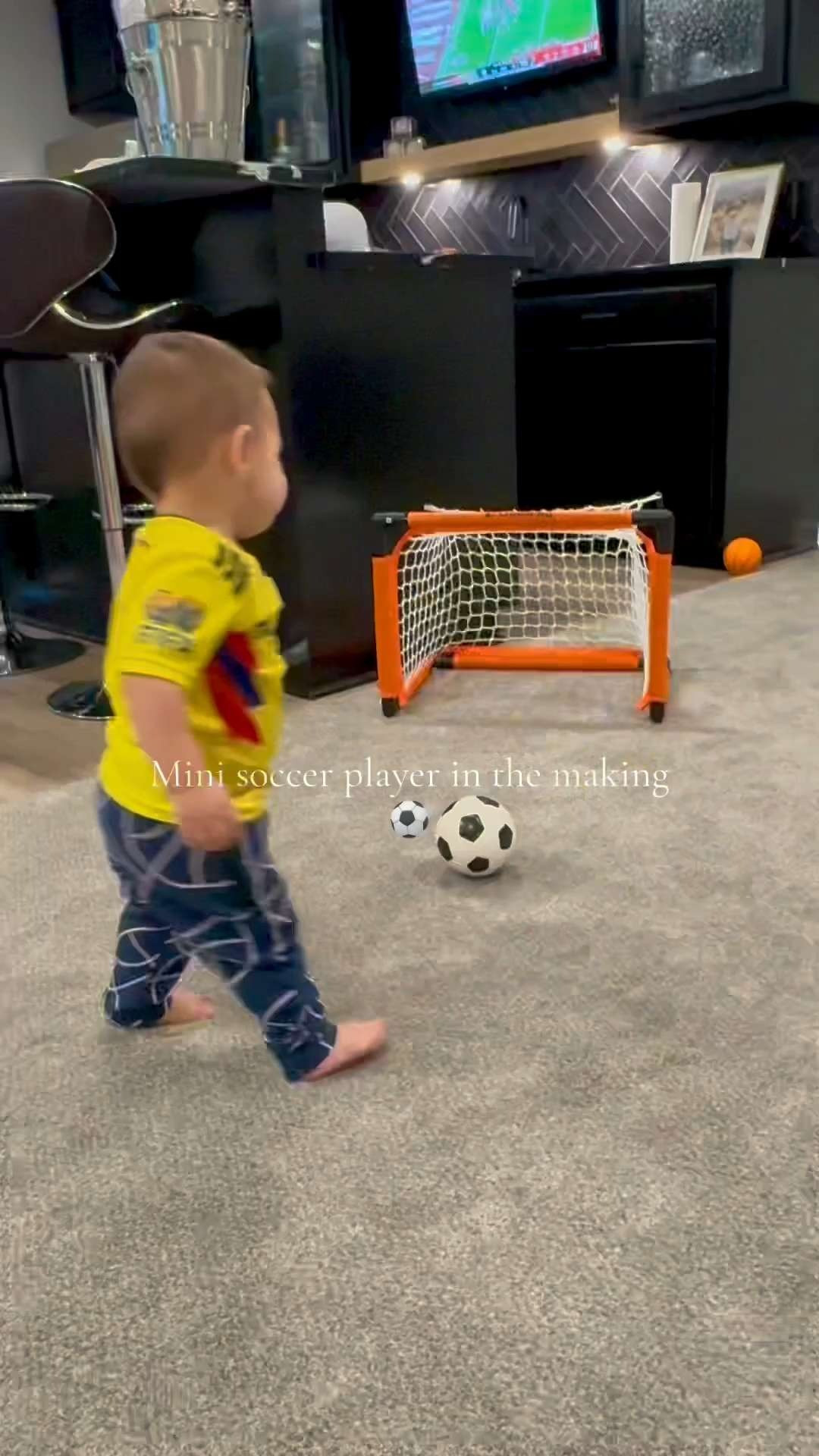 He may be tiny, but this little soccer goal net and ball has him feeling like a pro ⚽🥰 

Love how easy it is to set up and he can practice anytime! Linking the exact one from Scheels and other similar options. 

 #LTKKids #LTKHome #LTKMom #MomApproved #ToddlerSoccer #LittleAthlete #LTKGiftGuide #LTKFindsUnder50 #LTKKids