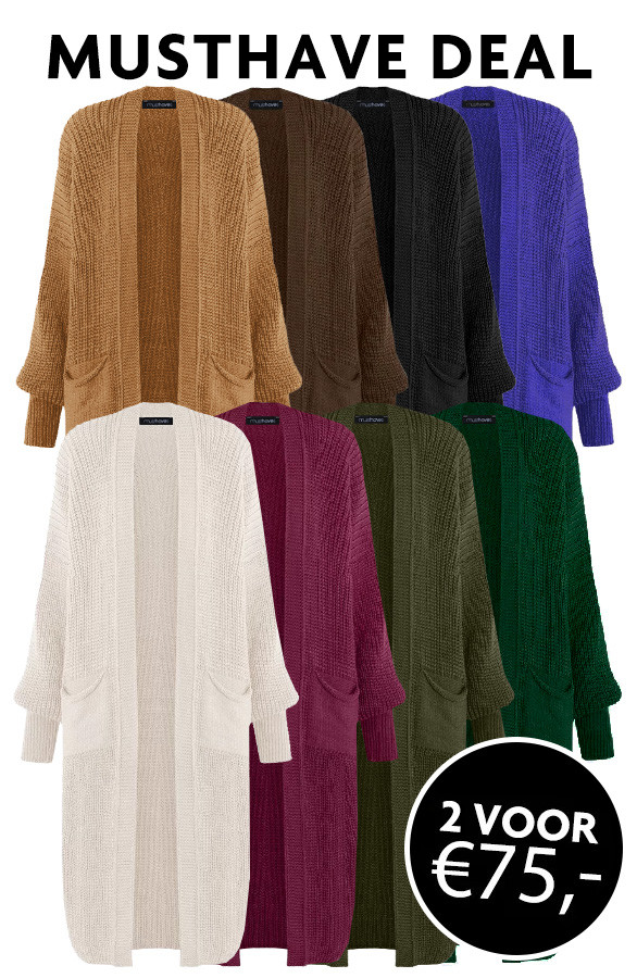 Musthave Deal Gebreid Vest Met Zakken | Themusthaves.nl | The Musthaves (NL)