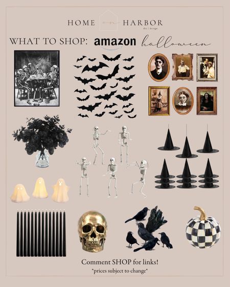 Halloween decor finds from Amazon! I love all of the skeletons, skulls, ghosts and spooky art. It’s time to start decorating! 

#LTKSeasonal #LTKhome #LTKHalloween