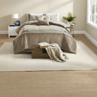 Comfortable Faux Suede Bedding Sets, Tan Polyester, Rustic Lodge Style For Home | Wayfair North America