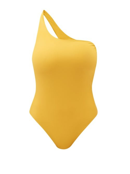 Jade Swim - Evolve One-shoulder Swimsuit - Womens - Yellow | Matches (US)