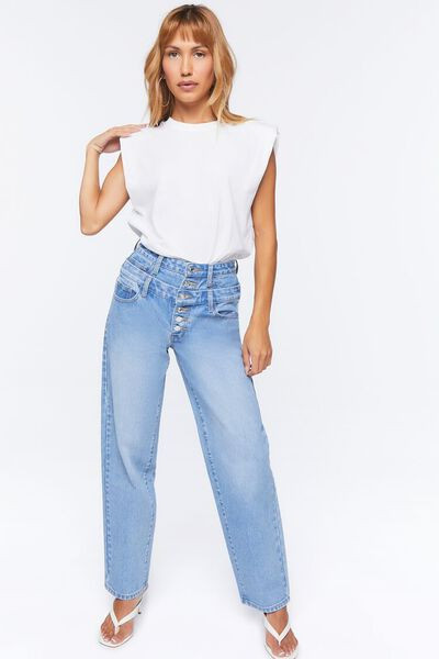 Double Waist Mom Jeans | Forever 21 (US)