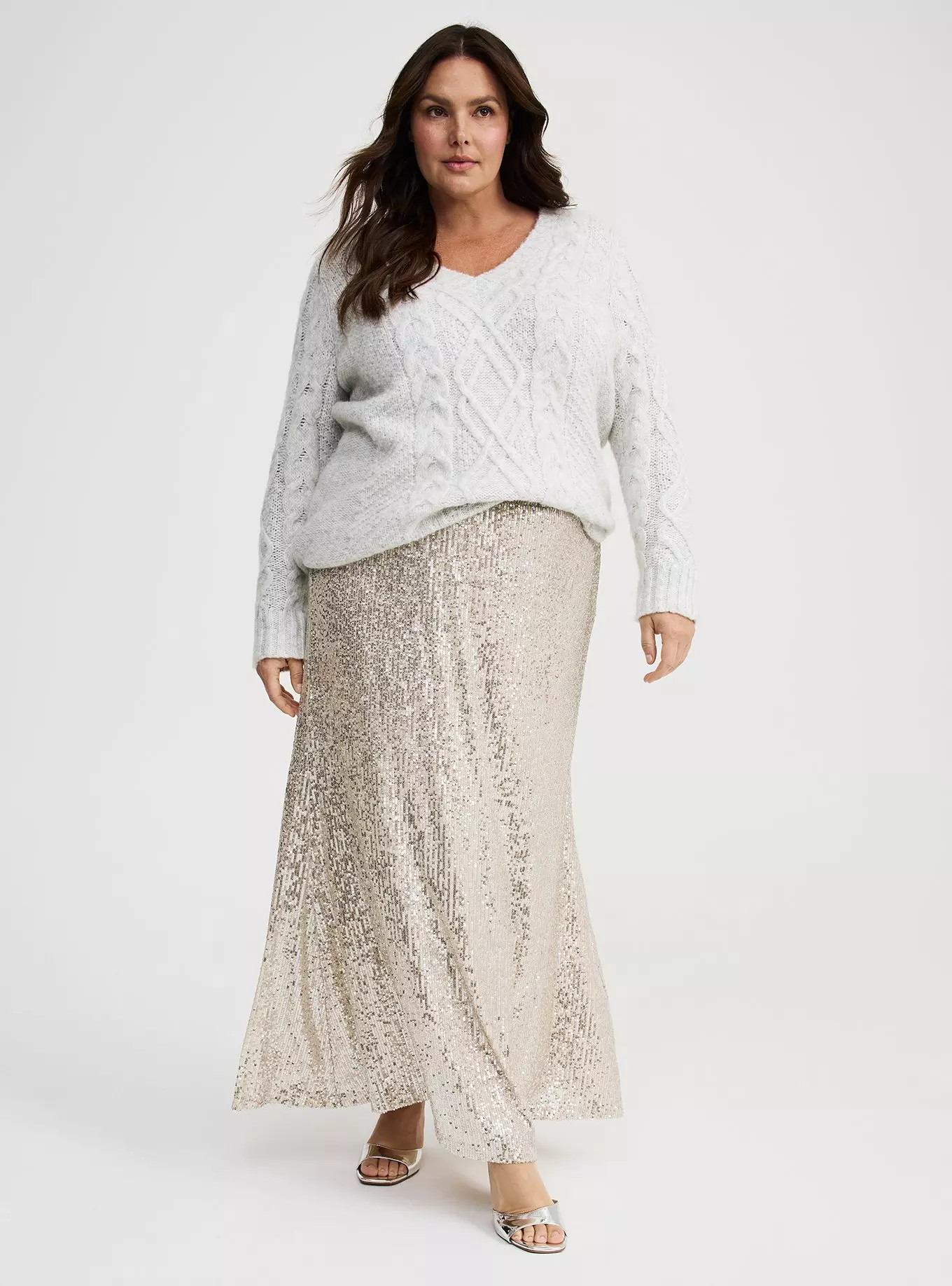 Sequin Slip Maxi Skirt | Torrid (US & Canada)
