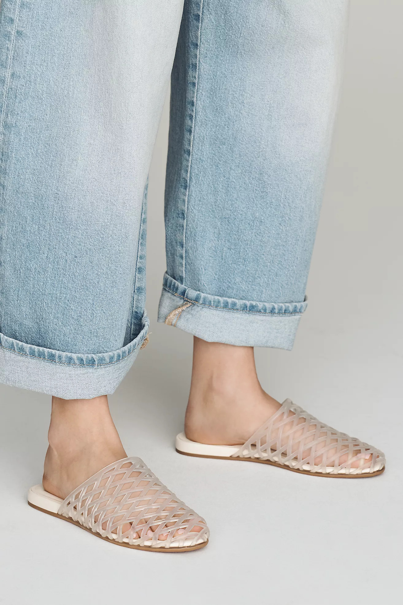 Dolce Vita Gina Woven Jelly Mules | Anthropologie (US)
