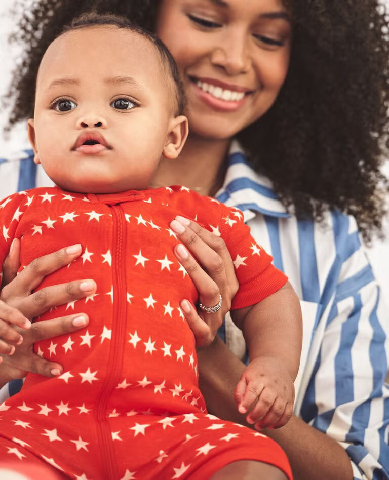 Baby 2-Way Zip Shortie Sleeper | Hanna Andersson