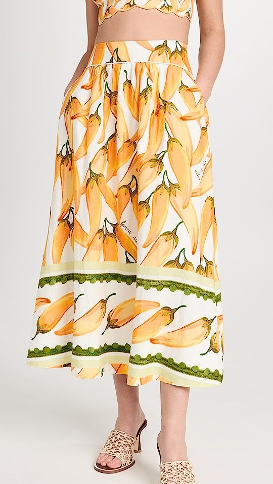 Peppers Off-White Maxi Skirt | Shopbop