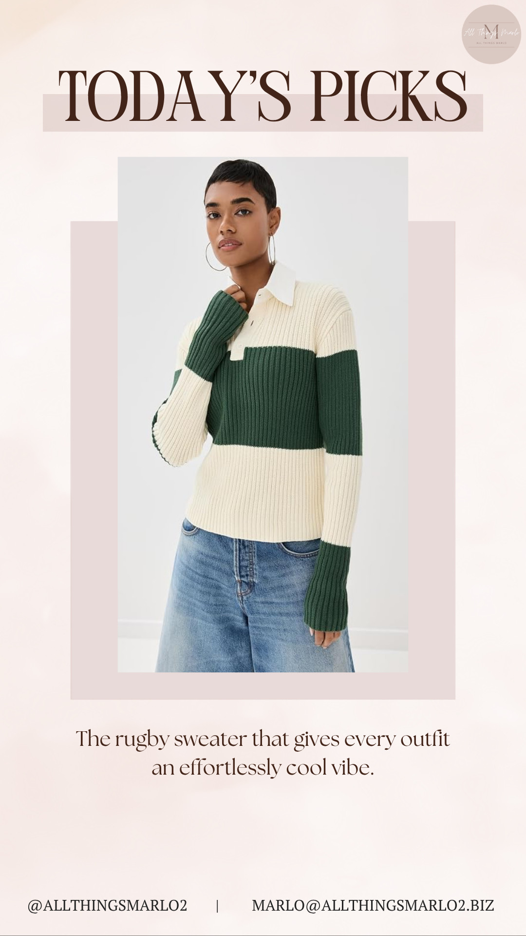 The rugby sweater that gives every outfit an effortlessly cool vibe. 

 #LTKSeasonal #LTKWorkwear #LTKTravel