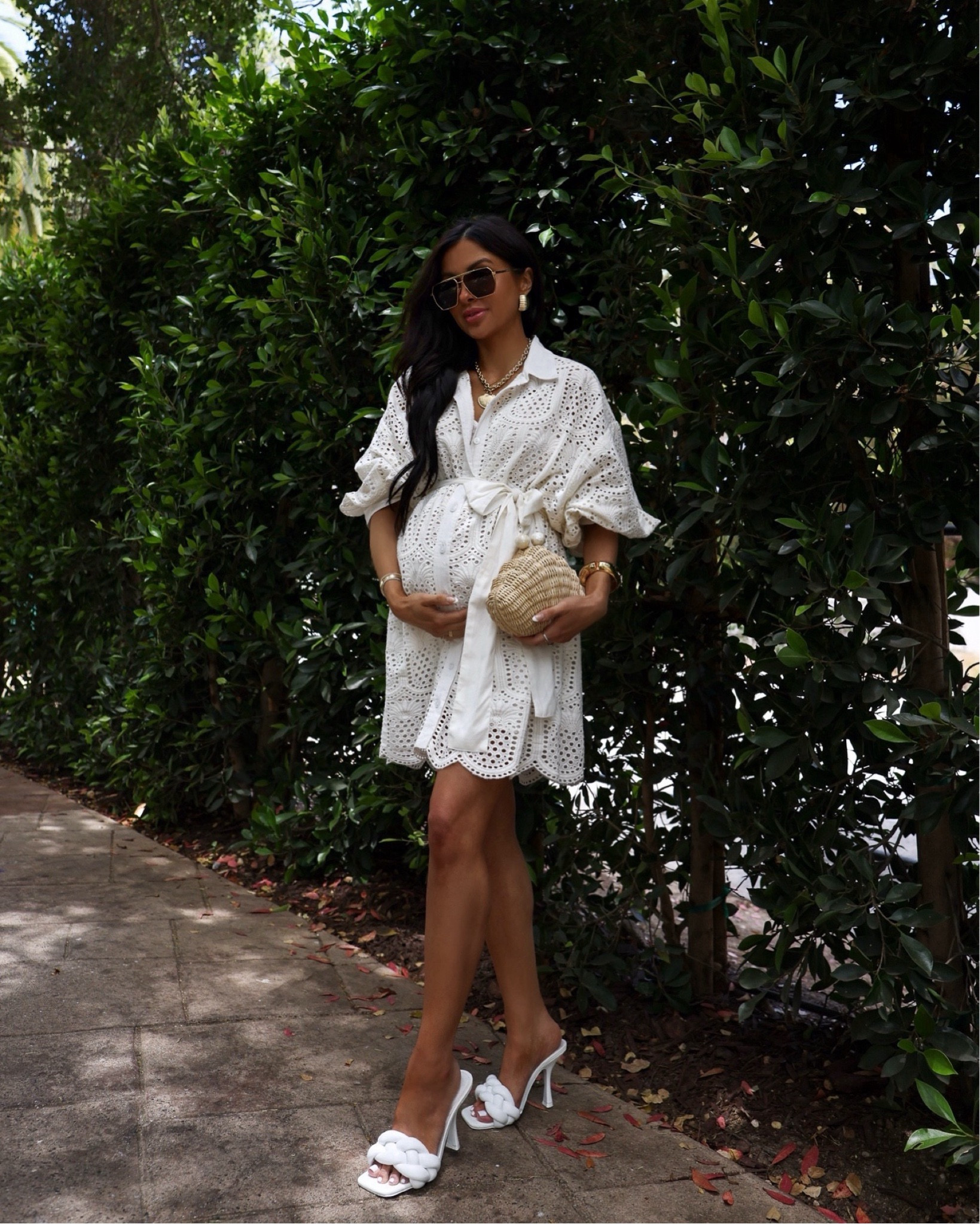 Summer outfit ideas
Shopbop white eyelet dress wearing an XS/S
Seashell bag
Gold earrings
Gold cuff


#LTKSeasonal #LTKItBag #LTKTravel