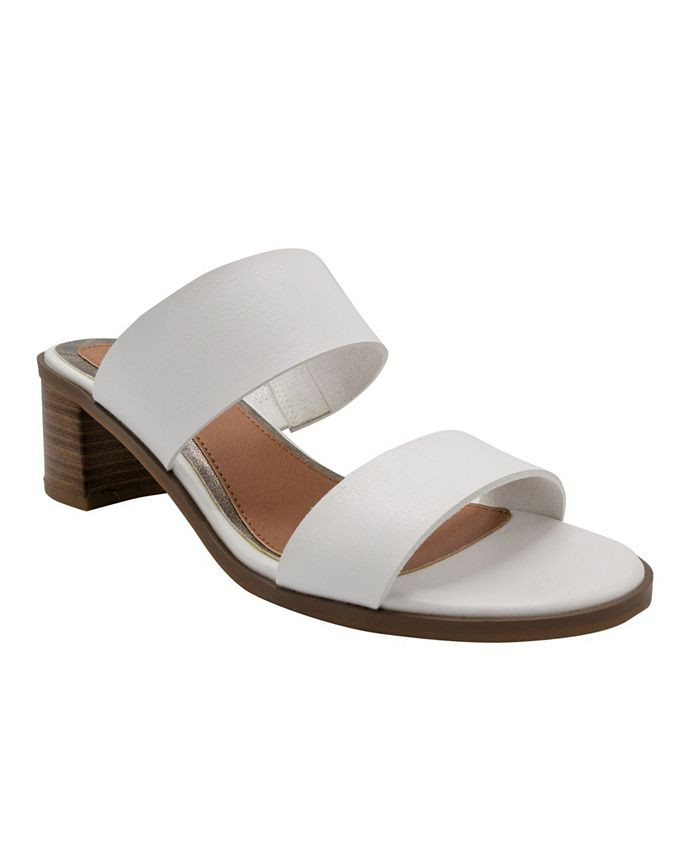 Women's Halo Two-Band Block-Heel Slides | Macys (US)