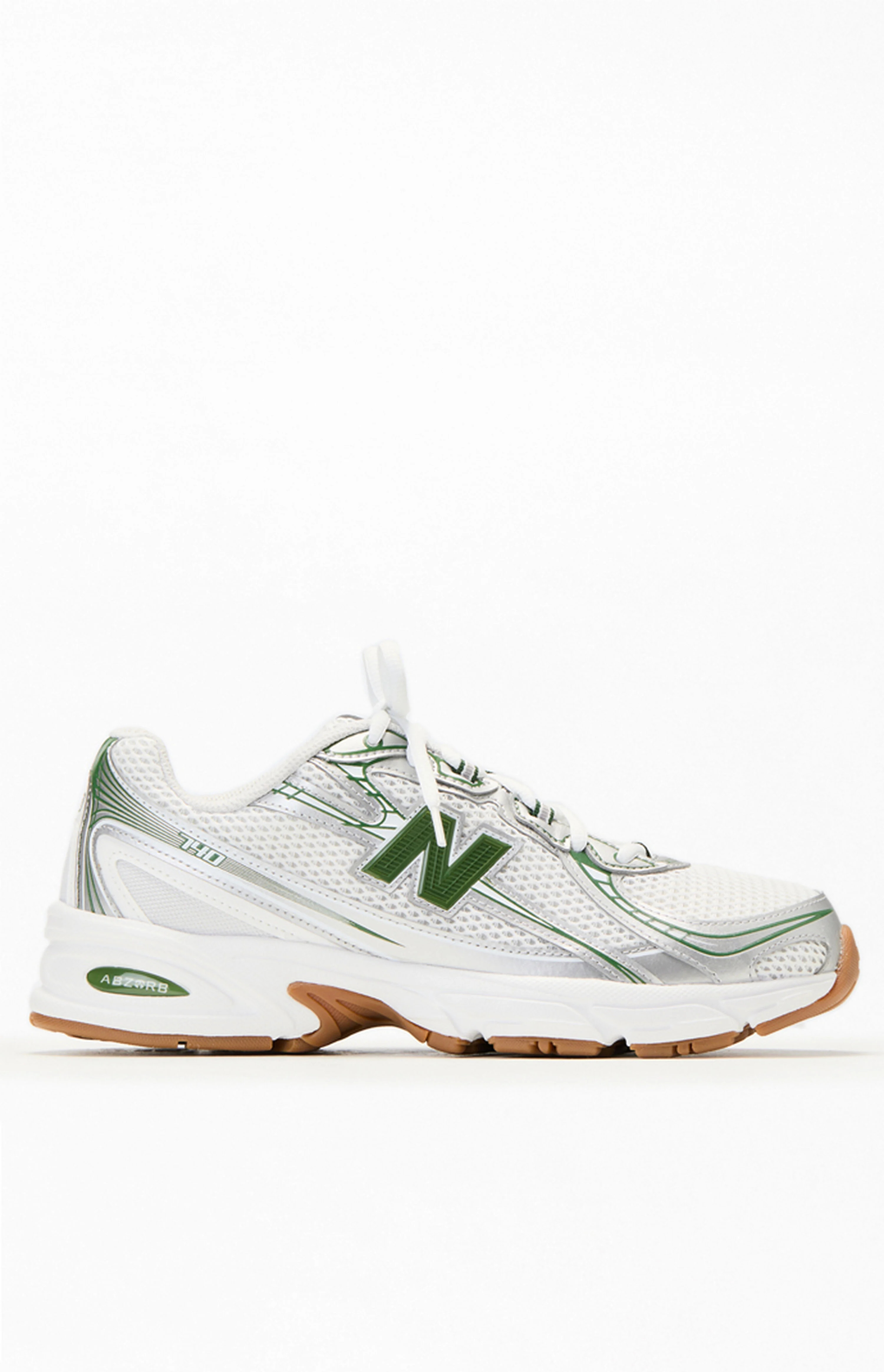 New Balance Gray & Green 740 Sneakers | PacSun