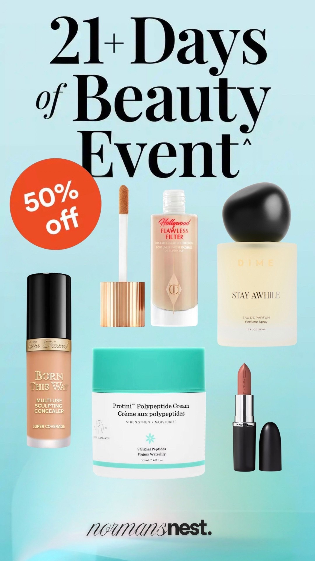 Todays half off deals for Ulta 21DOB!

Charlotte Tilbury Hollywood flawless filter
Dime fragrance 
Too Faced concealer
Drunk Elephant peptide moisturizer
Mac lipstick

#LTKSaleAlert #LTKBeauty #LTKselfcare