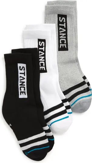 Kids' Assorted 3-Pack Athletic Socks | Nordstrom