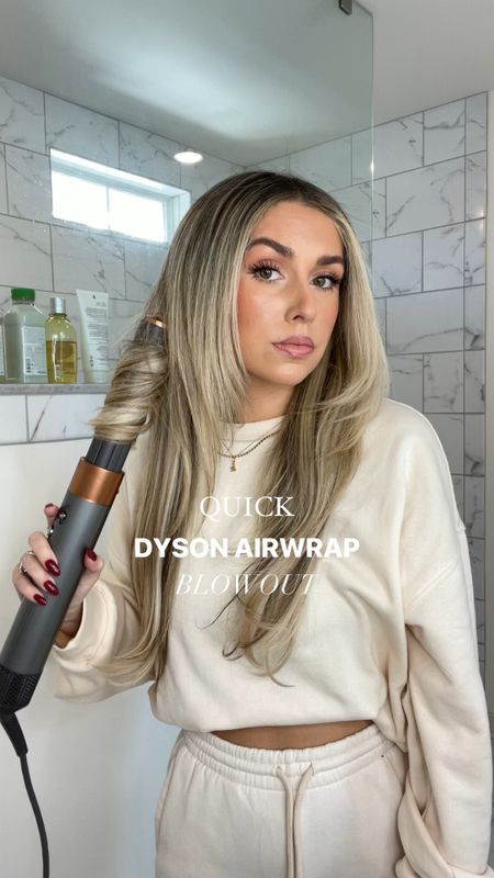 Quick Dyson Airwrap  blowout 🫶🏼

#LTKVideo #LTKbeauty #LTKstyletip