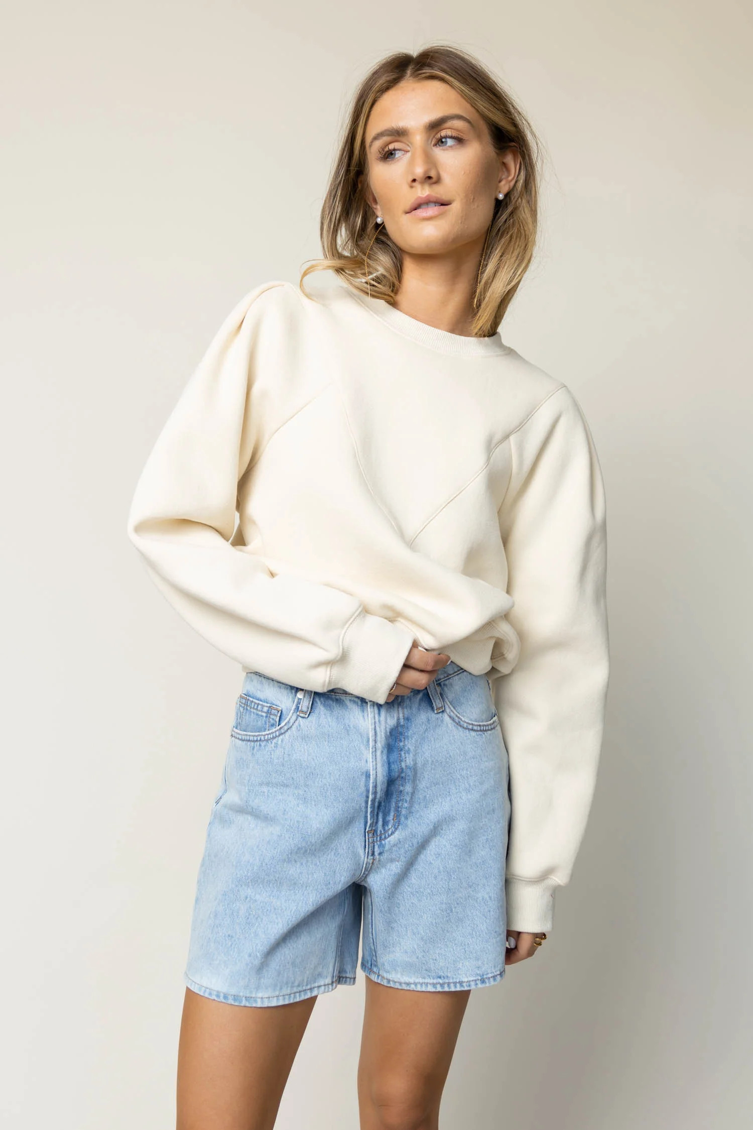 Madison Pullover in Cream - XS / Cream - böhme | Böhme US