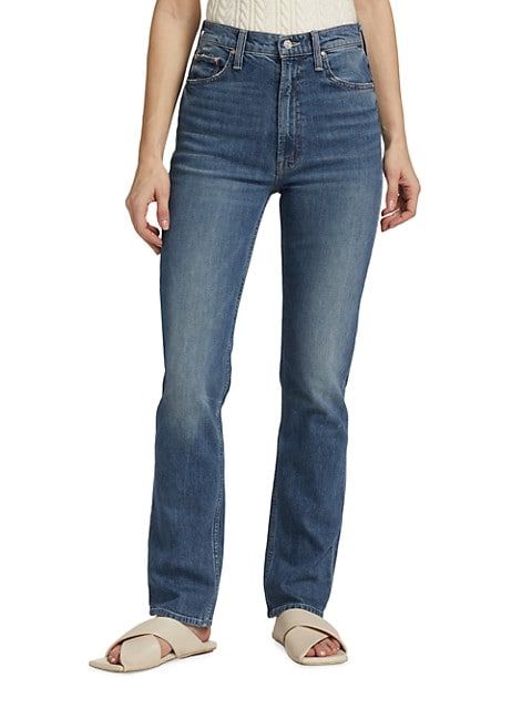 Mother Rider Skimp High-Rise Jeans | Saks Fifth Avenue