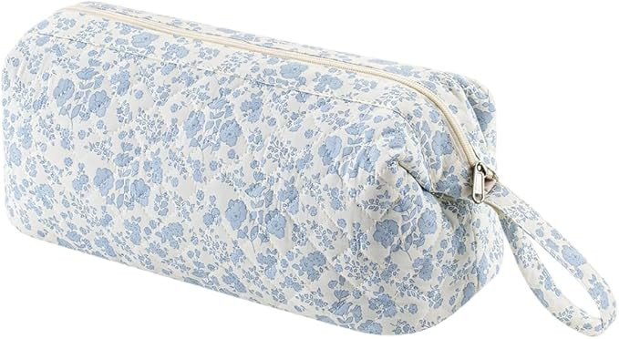 Large Quilted Travel Storage Bag, Portable Carry Bag Organiser Waterproof Hair Tools Bag for Airw... | Amazon (UK)