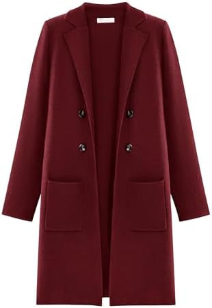 KIRUNDO Cardigan Sweaters for Women 2025 Fall Open Front Knit Sweater Jackets Business Casual Lon... | Amazon (US)