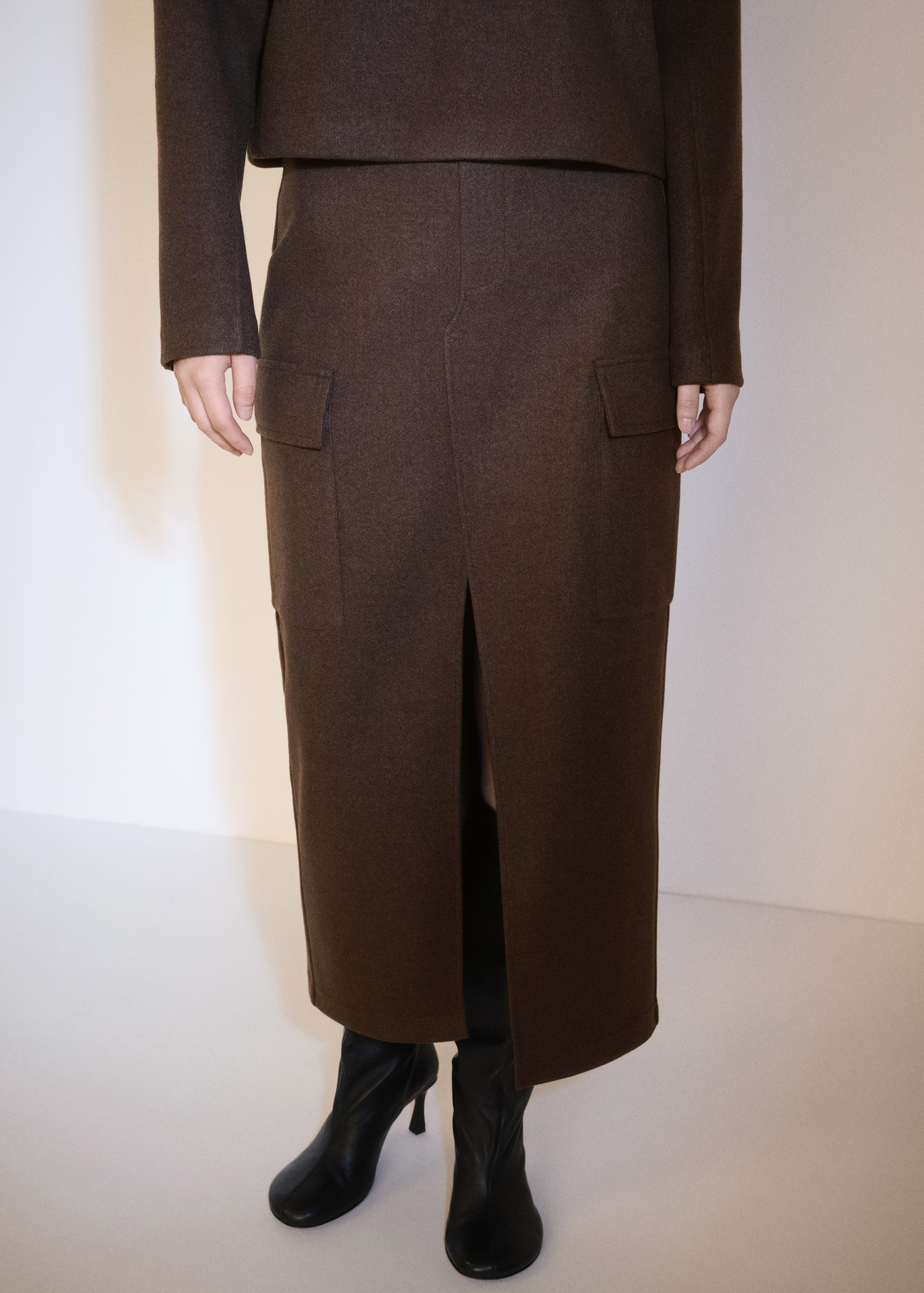 Cargo skirt with slit | Mango (US/MX/AU)