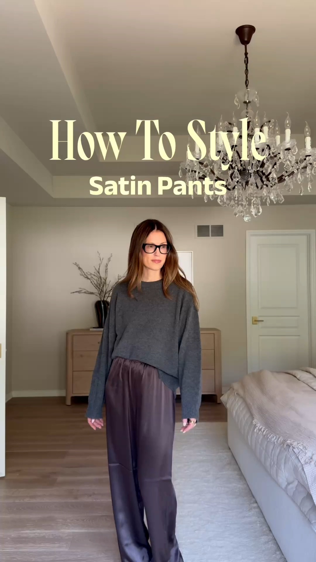 3 pairs of satin pants and 3 styling options for Fall. Back to school. Fall fashion.  Fall Style. Work outfit. Date night @Aritzia

#LTKootd #LTKgrwm #LTKSeasonal