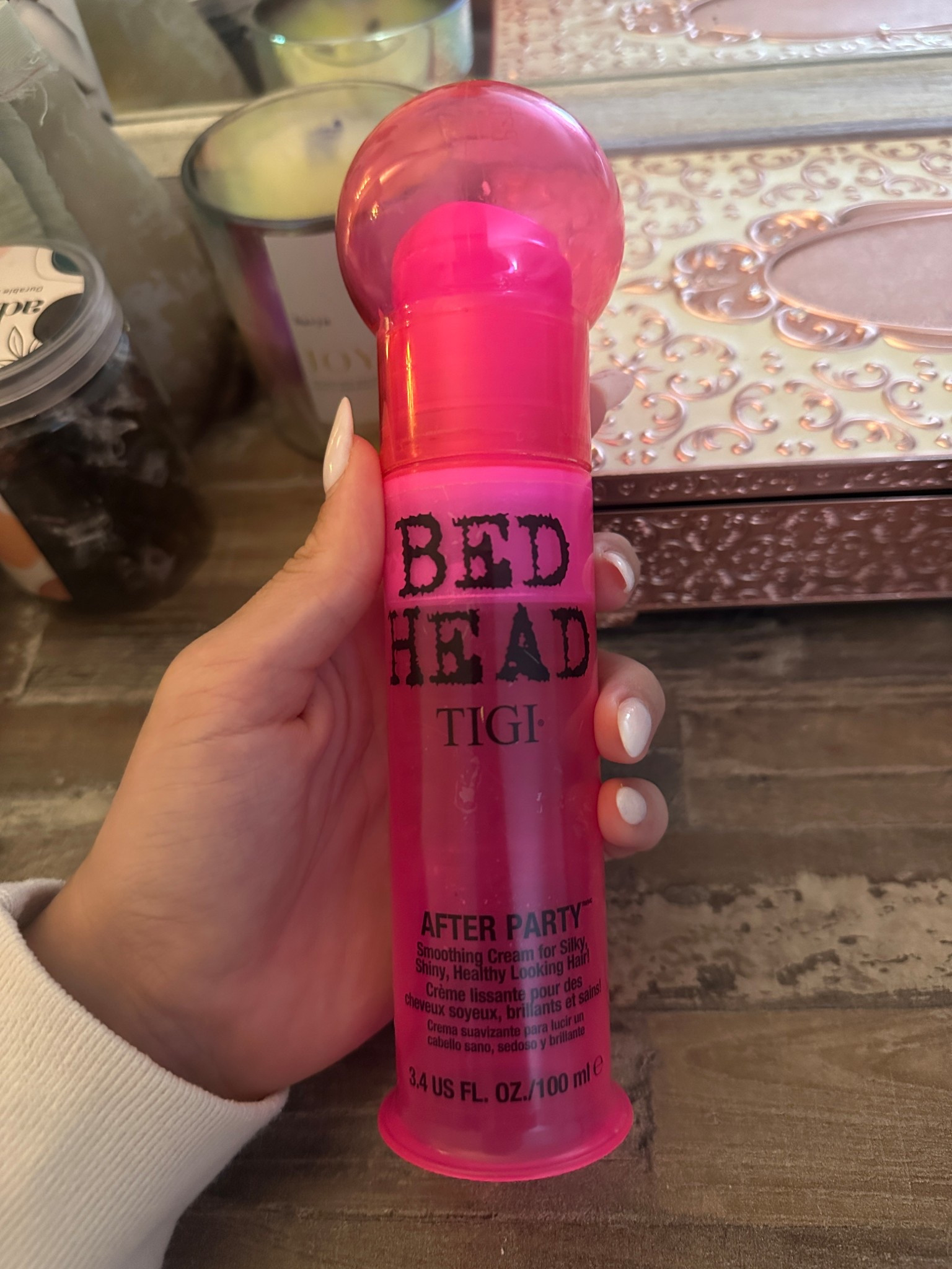 My secret to no frizzy amazing smelling hair! I use a little dollop of this after styling my hair and it makes it look so healthy!!

#LTKGiftGuide #LTKBeauty #LTKSaleAlert