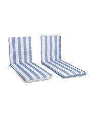 Set Of 2 Outdoor Cabana Stripe Chaise Loungers | TJ Maxx