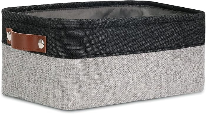 DULLEMELO Small Collapsible Fabric Basket for Organizing, Shelves, Closets, Laundry, Nursery, Dec... | Amazon (US)