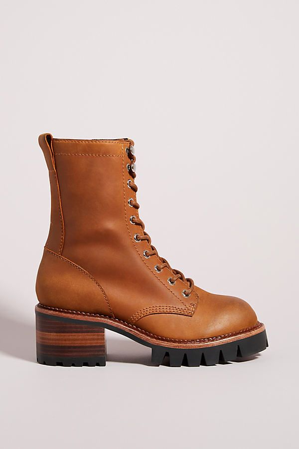 Jeffrey Campbell Sycamore Lace-Up Boots By Jeffrey Campbell in Yellow Size 8.5 | Anthropologie (US)