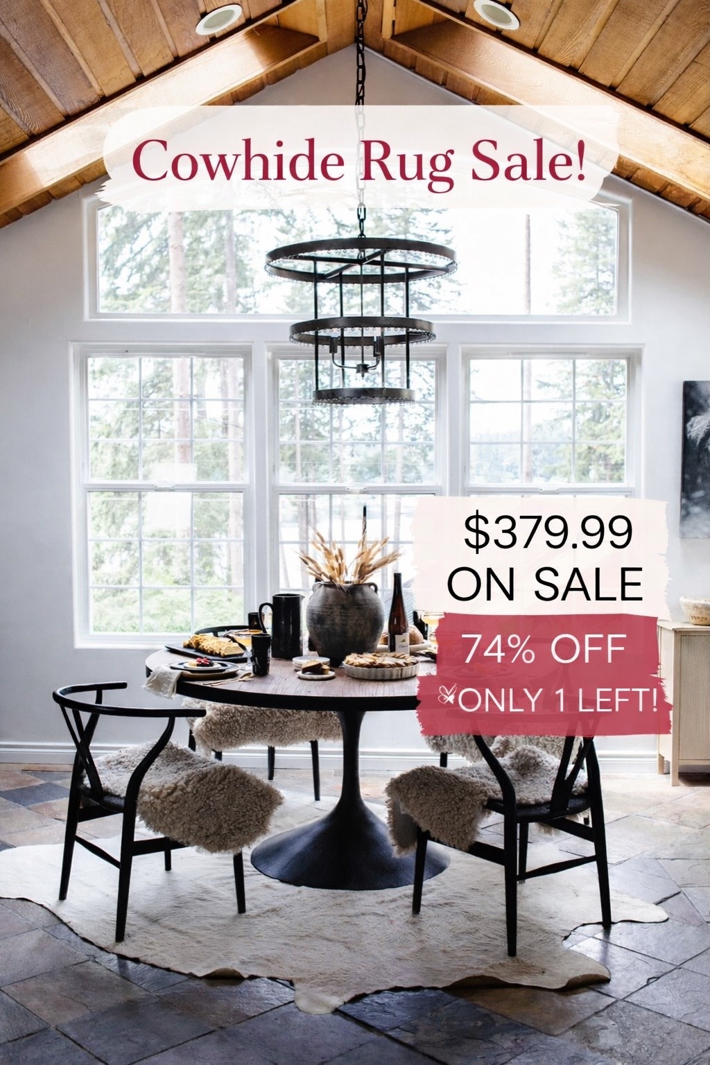 This cowhide rug has been one of my favorite layers in our dining space 🤍
It adds warmth, texture, and that perfect organic contrast — and it’s currently 74% off with only one left. Linked here.

#LTKSaleAlert #LTKHome