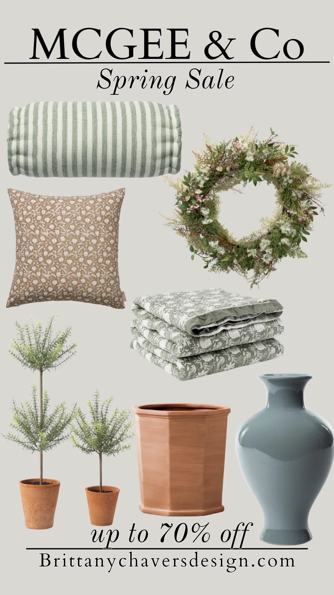 McGee & Co is still having their Spring Sale up to 70% off! Don’t miss out on home finds you have been eyeing but for a better price! 