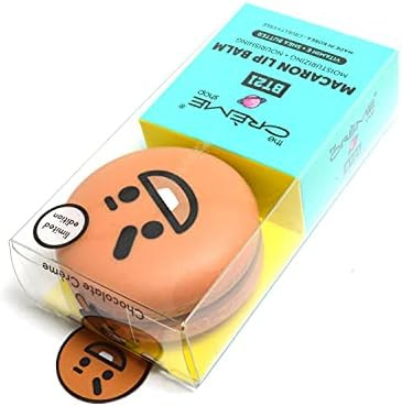 The Creme Shop 1 SHOOKY Macaron Lip Balm - Chocolate Crème BT21 Vitamin E Shea Butter, Made in K... | Amazon (US)