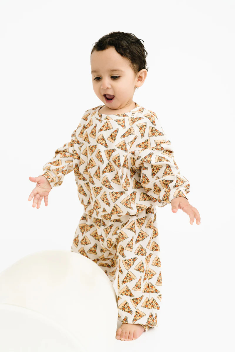 Pizza Please Sweatsuit | Little One Shop Co