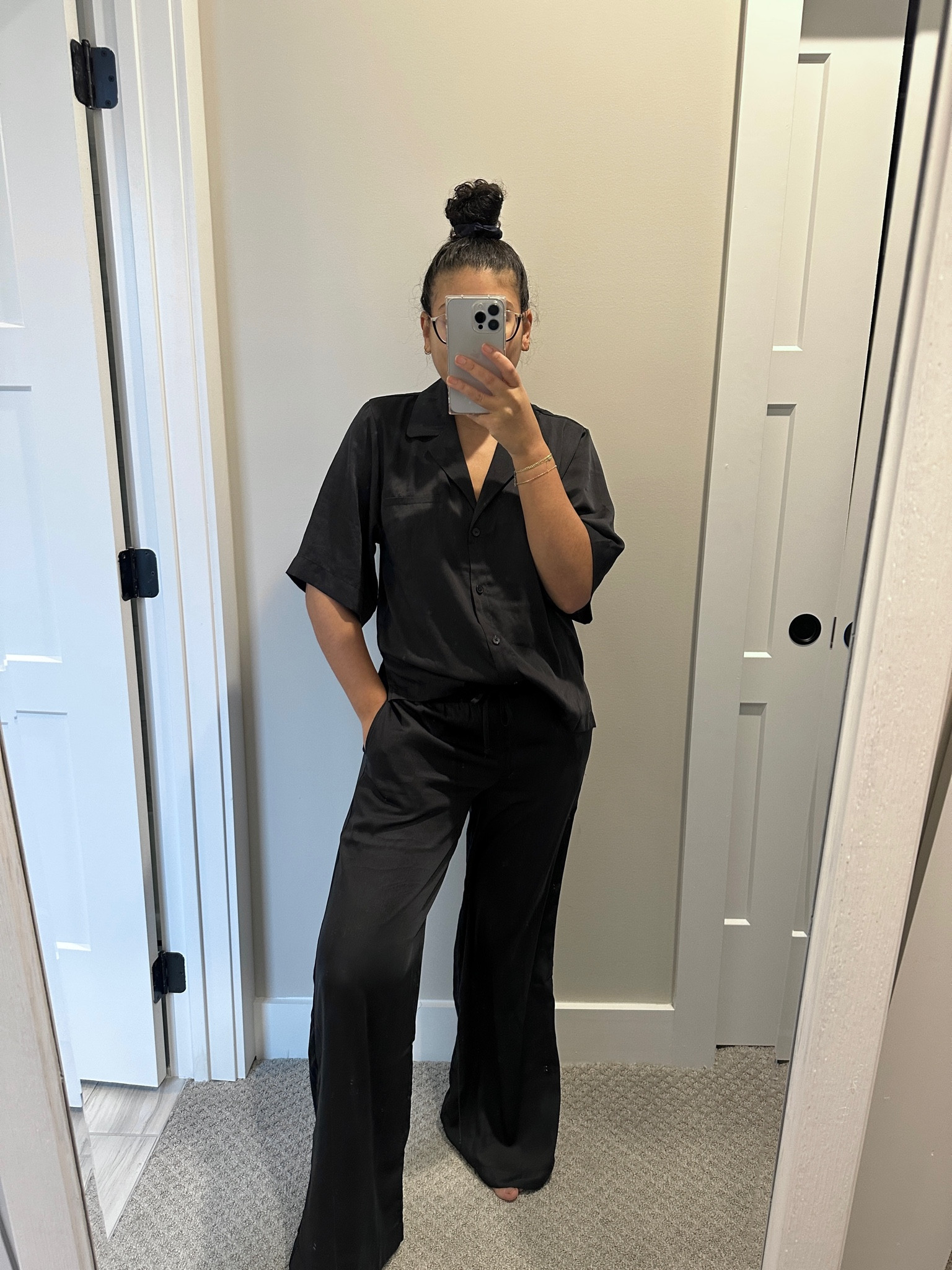 My favorite pajama set, sleek and refined for bedtime 👌🏼

#LTKunder50 #LTKfit #LTKsalealert