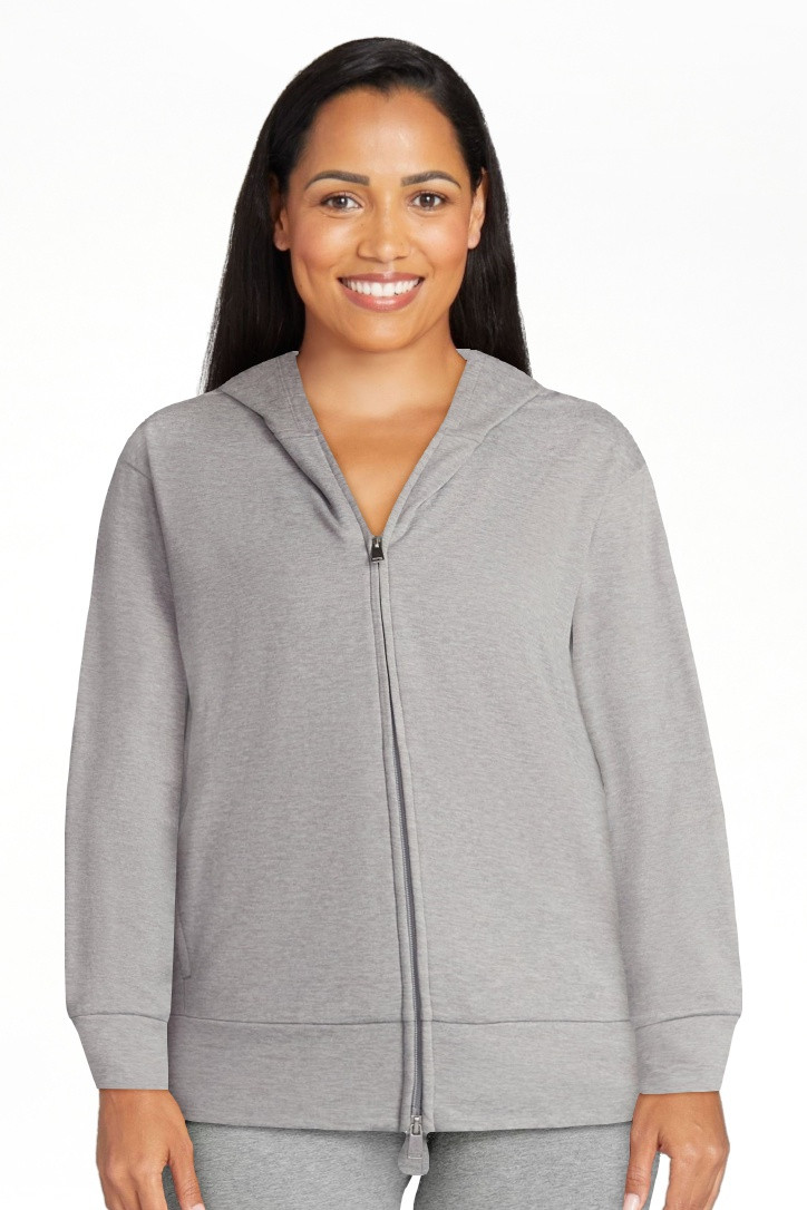 Athletic Works Women's and Women's Plus ButterCore Zip Up Hoodie, Sizes XS-4X | Walmart (US)