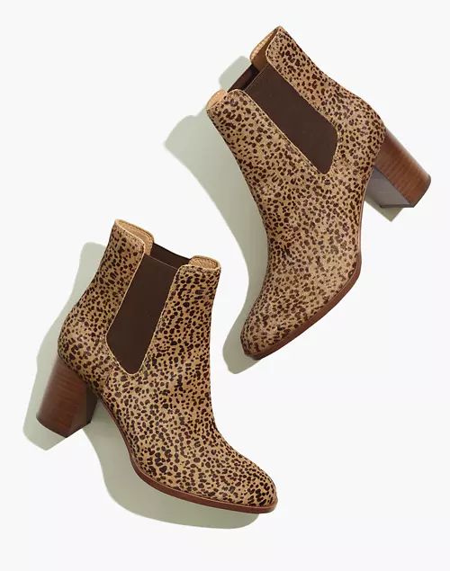 The Laura Chelsea Boot in Spotted Calf Hair | Madewell