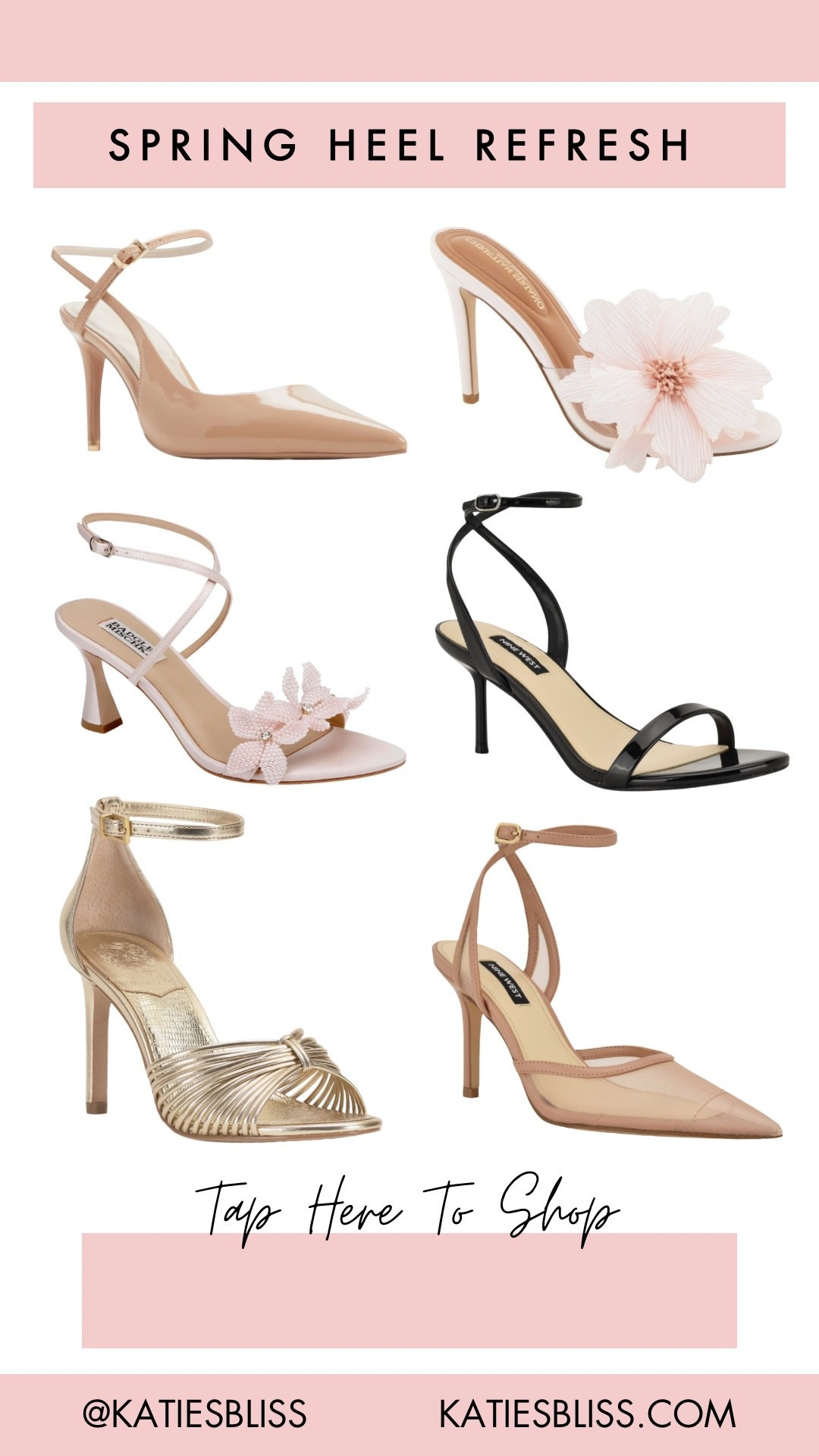 Spring heel refresh ✨

Heel. Pump. Strappy. Flower. Wedding. Formal. Date night. 





#LTKWedding #LTKSeasonal